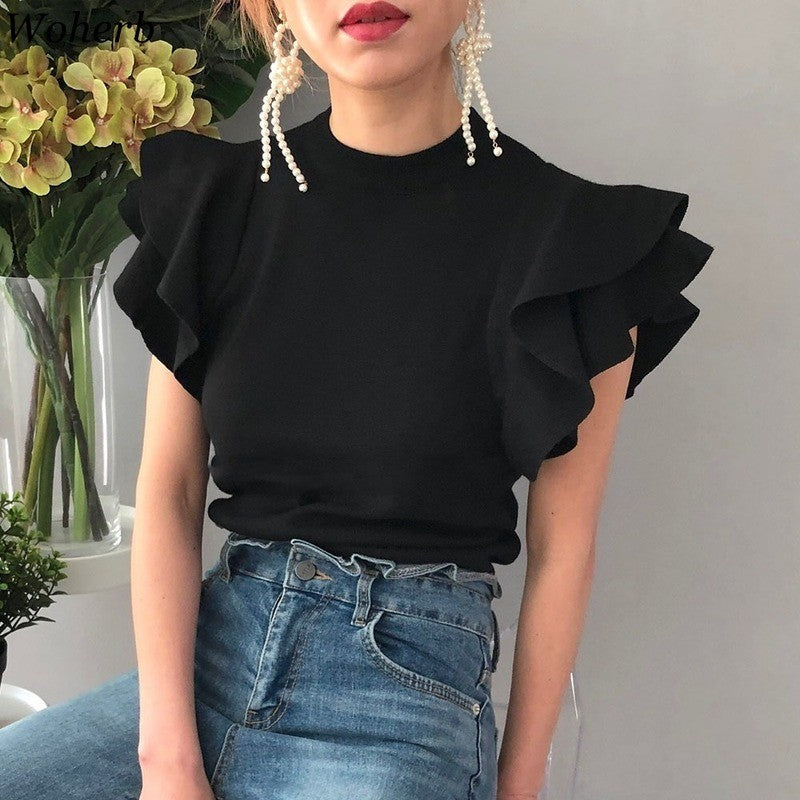 Vestido Midi com Decote Quadrado e Mangas Longas